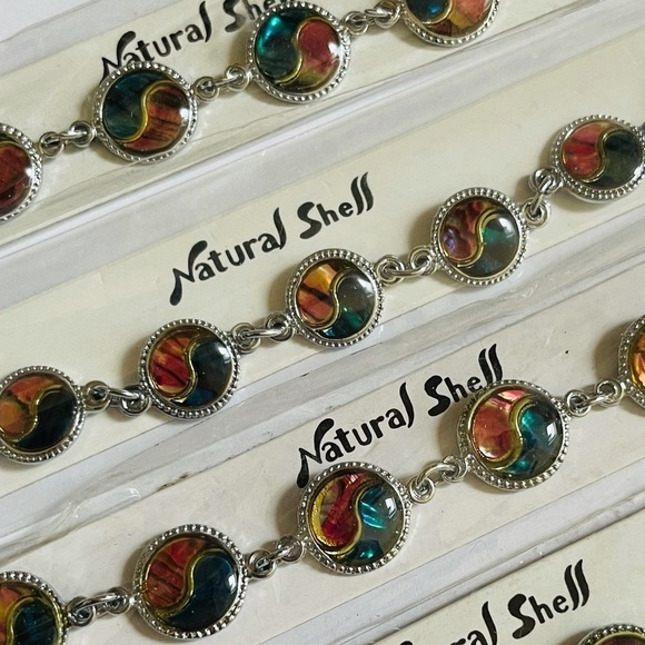 👋 3/$15 FASHION JEWERLY YING YANG BRACELET NWT - Picture 4 of 4